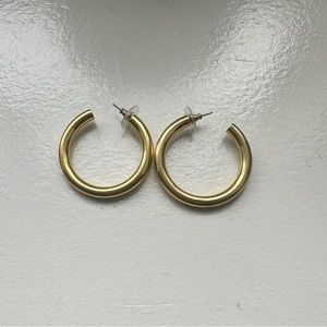 Madewell gold hoops